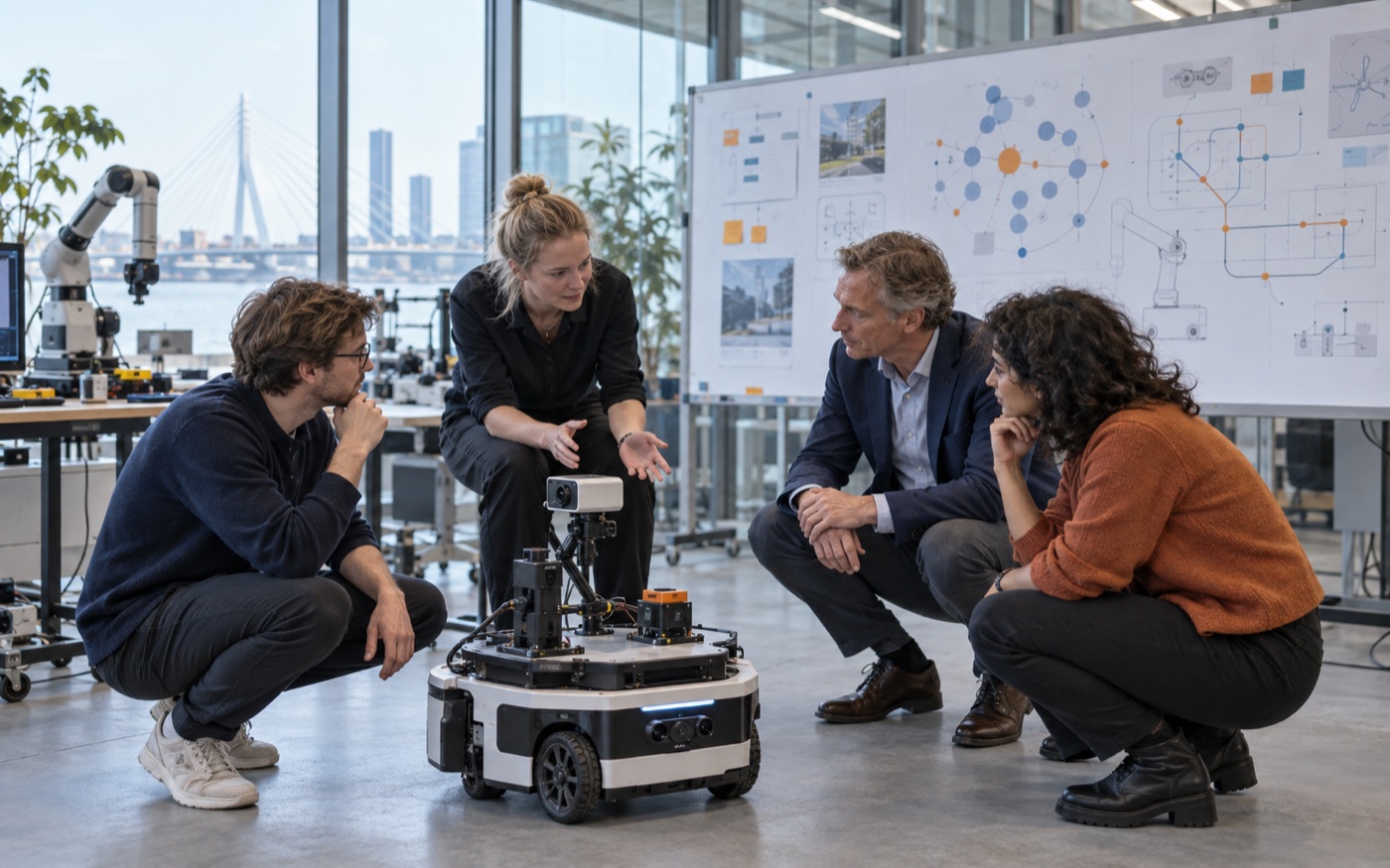 Beeld bij Nederlandse agenda voor cognitieve robotica krijgt meer urgentie