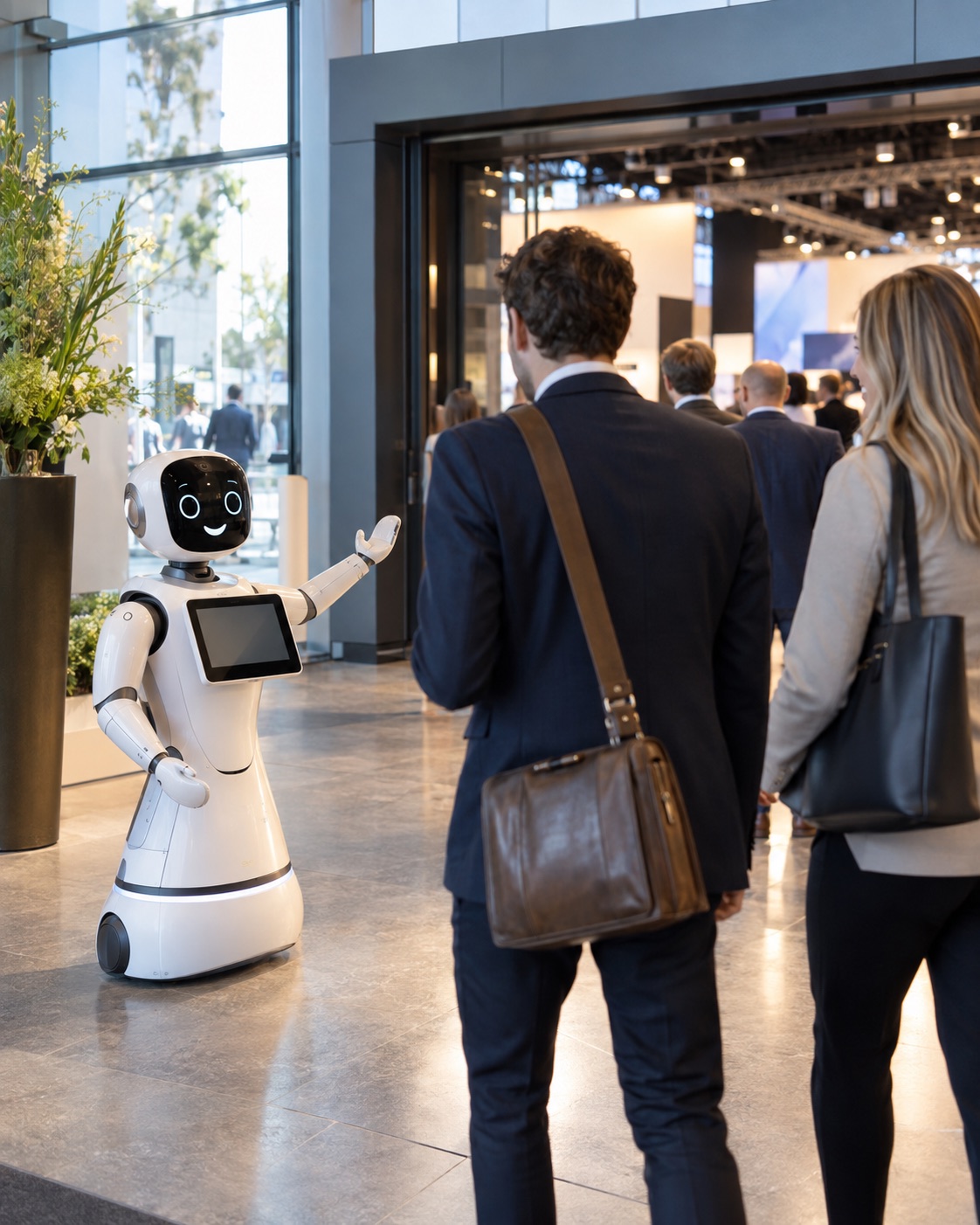 Eventrobots voor demo en activatie in een zakelijke omgeving