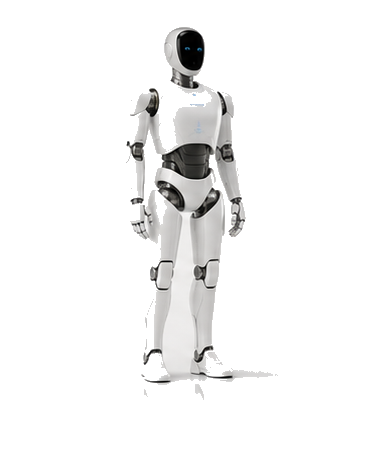 SoftBank Robotics Pepper robot op witte achtergrond