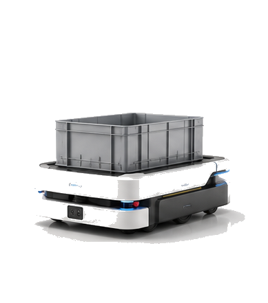 Mobile Industrial Robots MiR250 robot op witte achtergrond