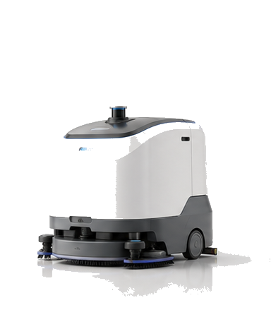 Nilfisk Liberty SC50 robot op witte achtergrond