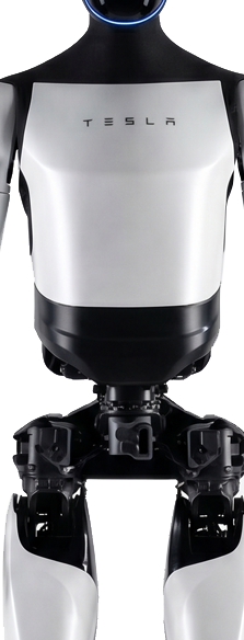 Tesla Optimus humanoid close-up