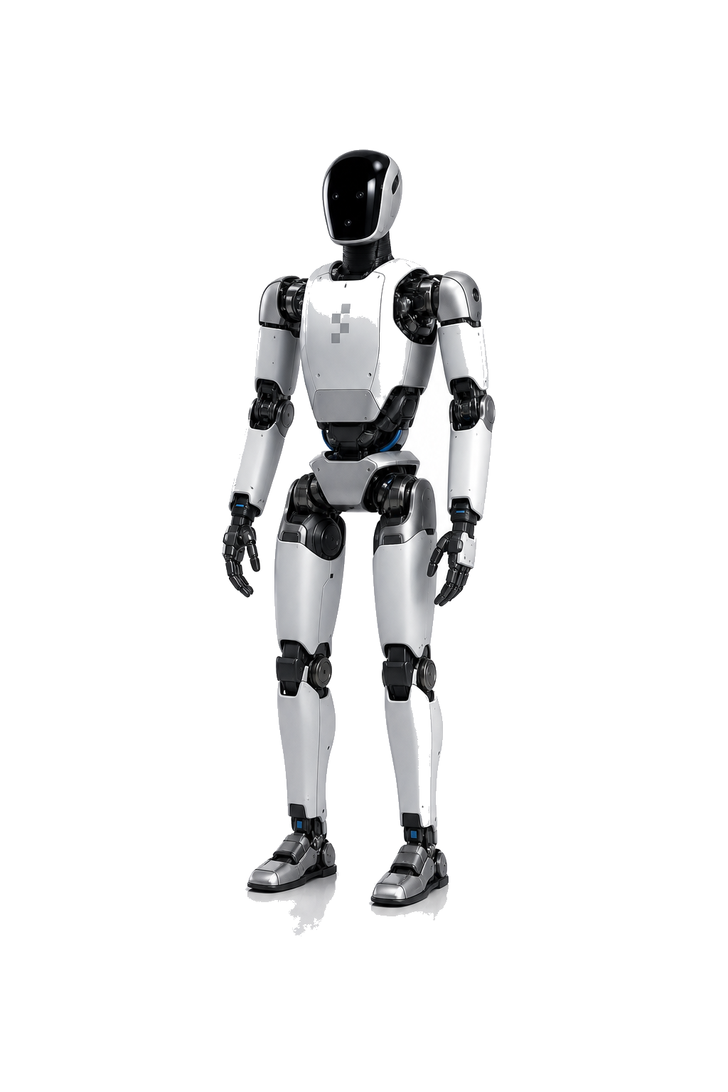 Figure AI Figure 02 robot op witte achtergrond